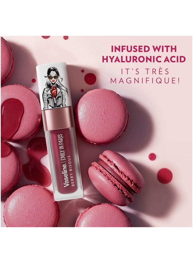 Vaseline Emily in Paris Limited Edition Tinted Lip Oil - Berry Bisous 4.6ml - Image 4